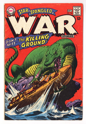 Star Spangled War Stories Vol 1 134  VG+ (4.5)   (1967)