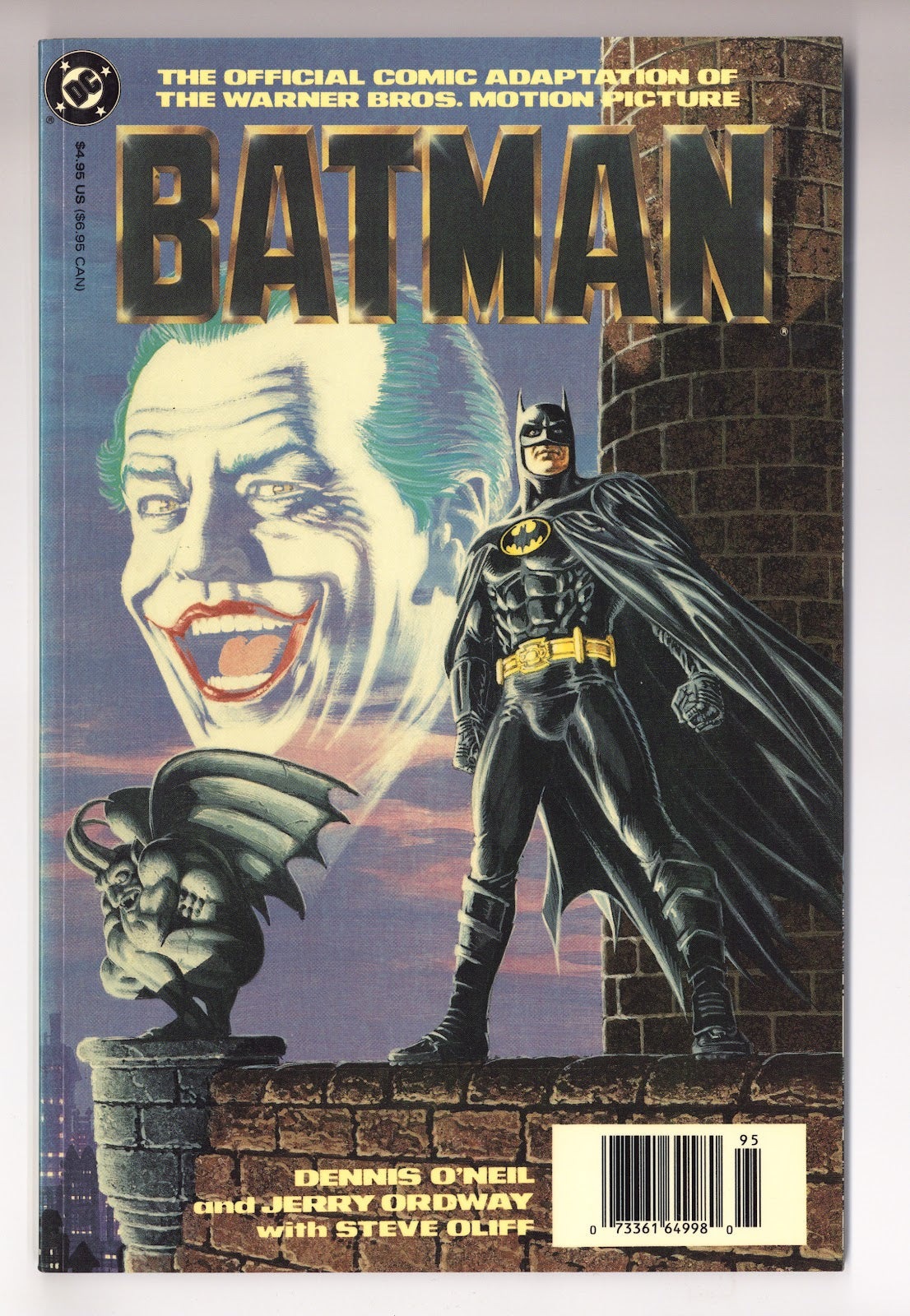 Batman: The Official Comic Adaptation of the Warner Bros. Motion Picture   [nn - Deluxe]  VF (8.0)   (1989)   Newsstand  