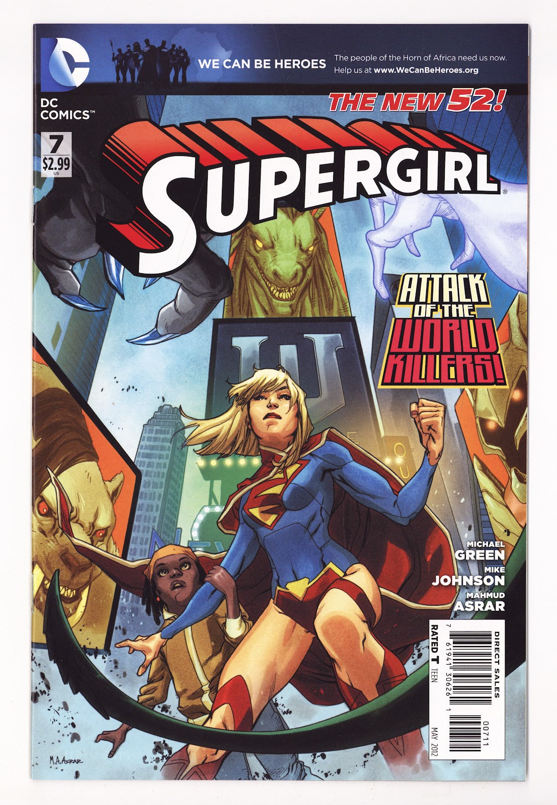 Supergirl Vol 6 7  High Grade   (2012)   Direct Sales  