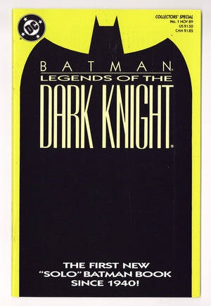 Legends of the Dark Knight   1  High Grade   (1989) Yellow   Variant