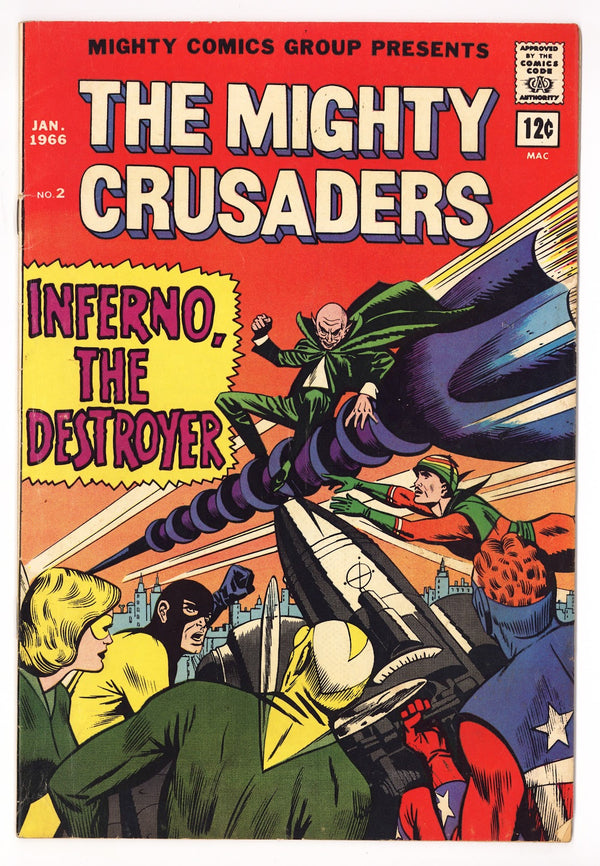 The Mighty Crusaders Vol 1 2 VG+ (4.5) (1965)