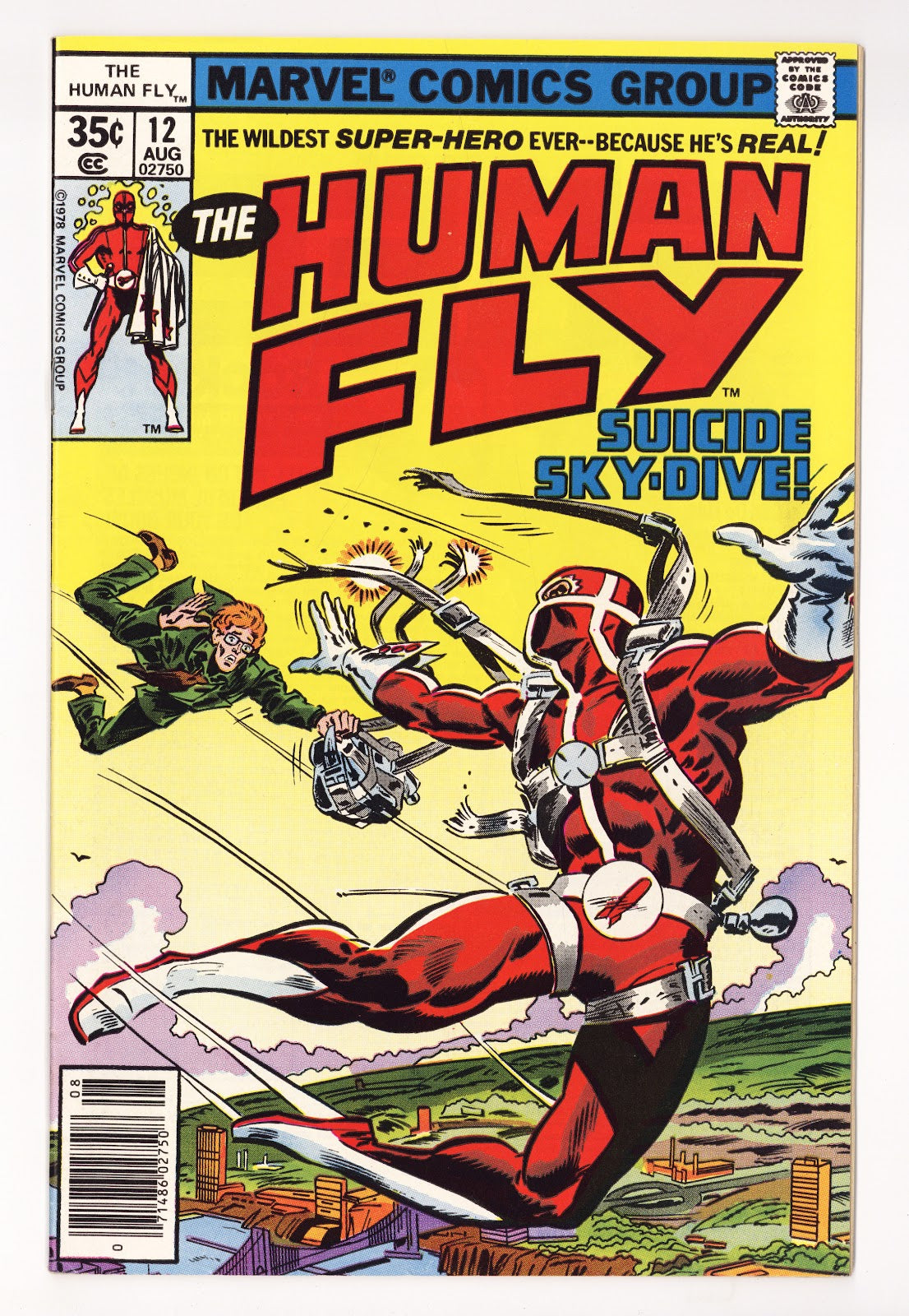 The Human Fly Vol 1 12  Mid Grade   (1978)     