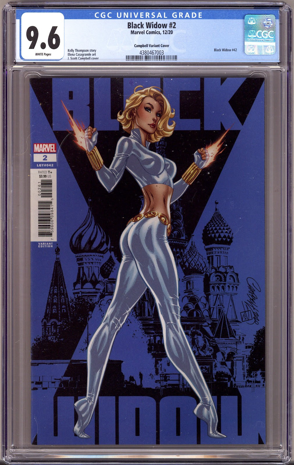 Black Widow Vol 9 2 (42) CGC 9.6 (NM+)   (2020) Campbell   Variant  