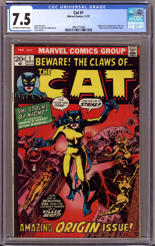The Cat   1 CGC 7.5 (VF-)   (1972)