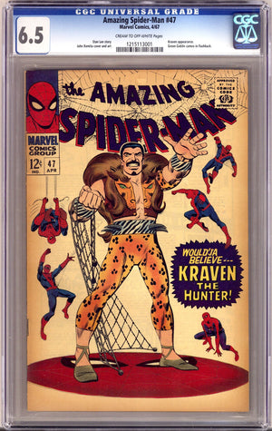 The Amazing Spider-Man Vol 1 47 CGC 6.5 (FN+)   (1967)