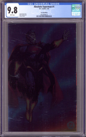 Absolute Superman   1 CGC 9.8 (NM/M)   (2025) Lee Foil  Variant
