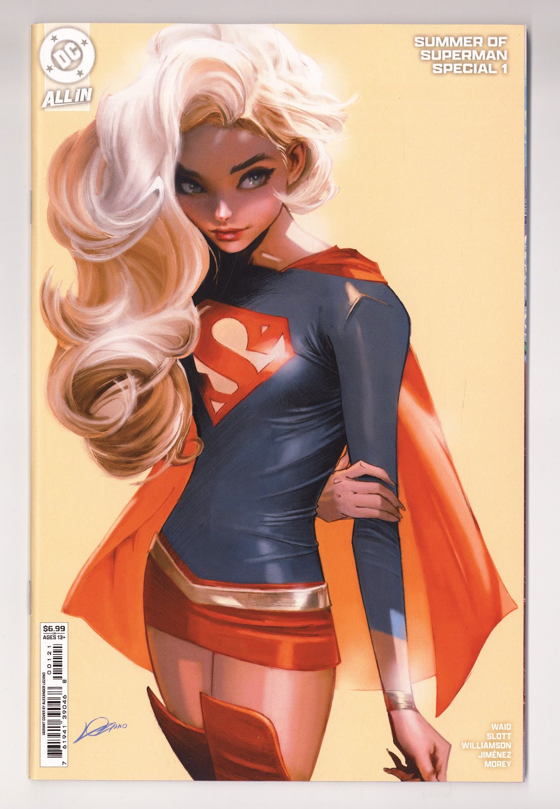 Summer of Superman Special 1 VF+ (8.5) (2025) Lozano Variant 