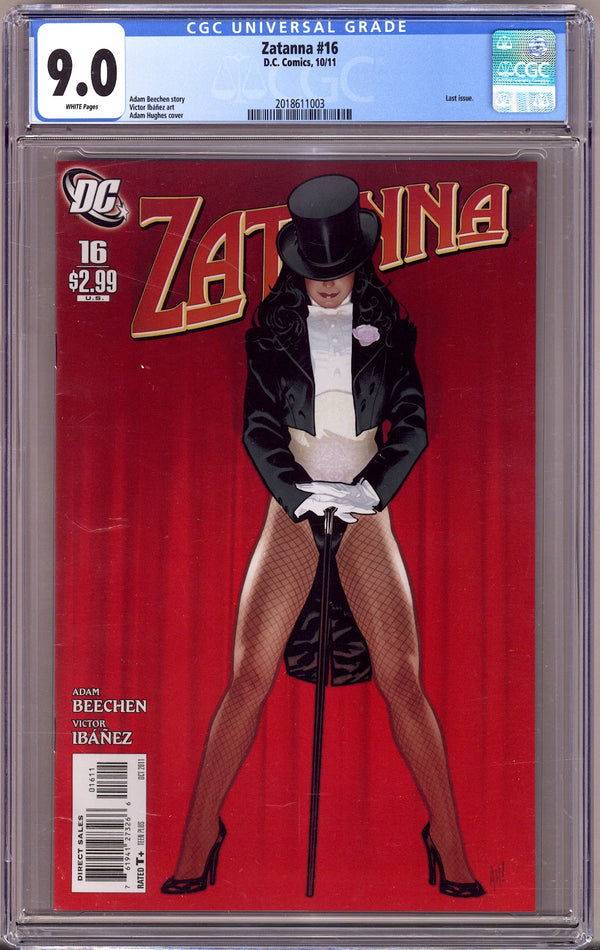 Zatanna Vol 2 16 CGC 9.0 (VF/NM) (2011)