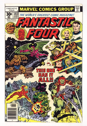 Fantastic Four Vol 1 183  Mid Grade   (1977)   30¢