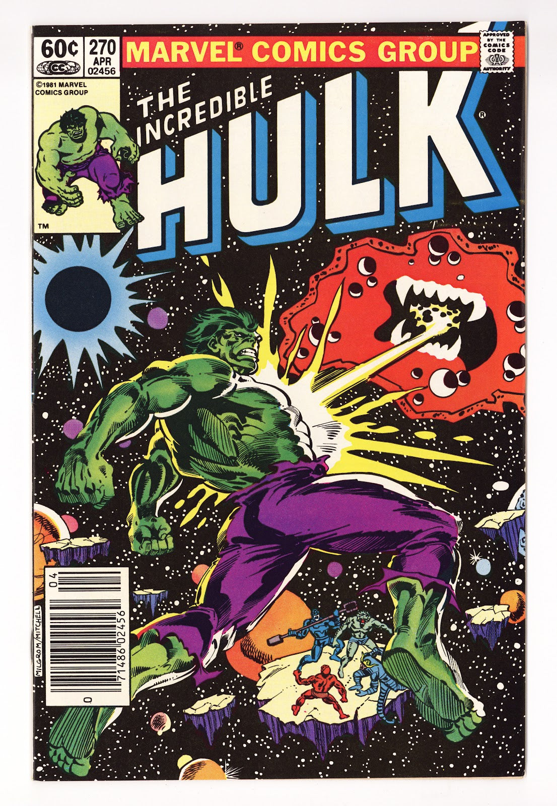 The Incredible Hulk Vol 1 270  High Grade   (1982)     