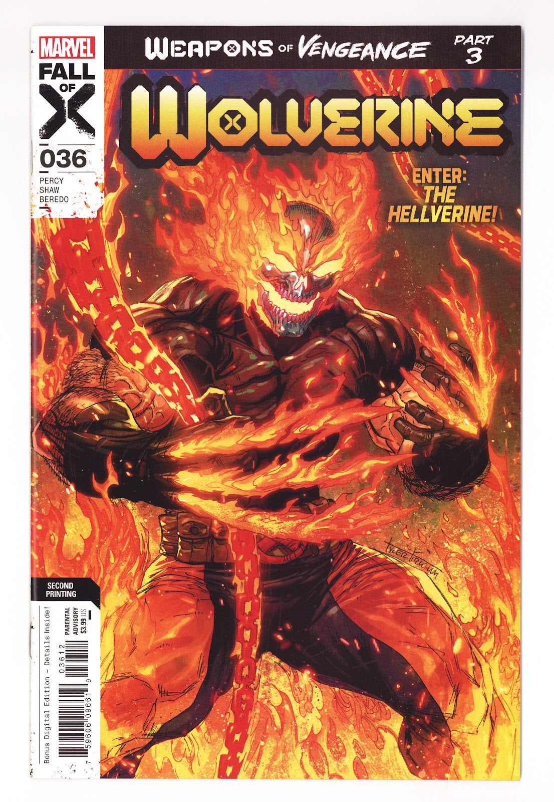 Wolverine Vol 7 36 VF/NM (9.0) (2023) 2nd Print 