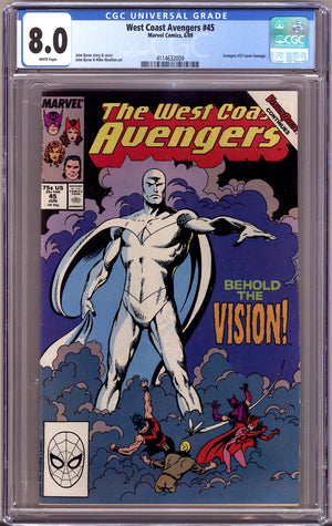 West Coast Avengers Vol 2 45 CGC 8.0 (VF)   (1989)
