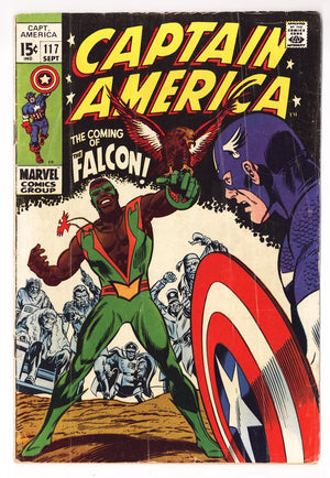 Captain America Vol 1 117 VG- (3.5) Centerfold Missing (1969)