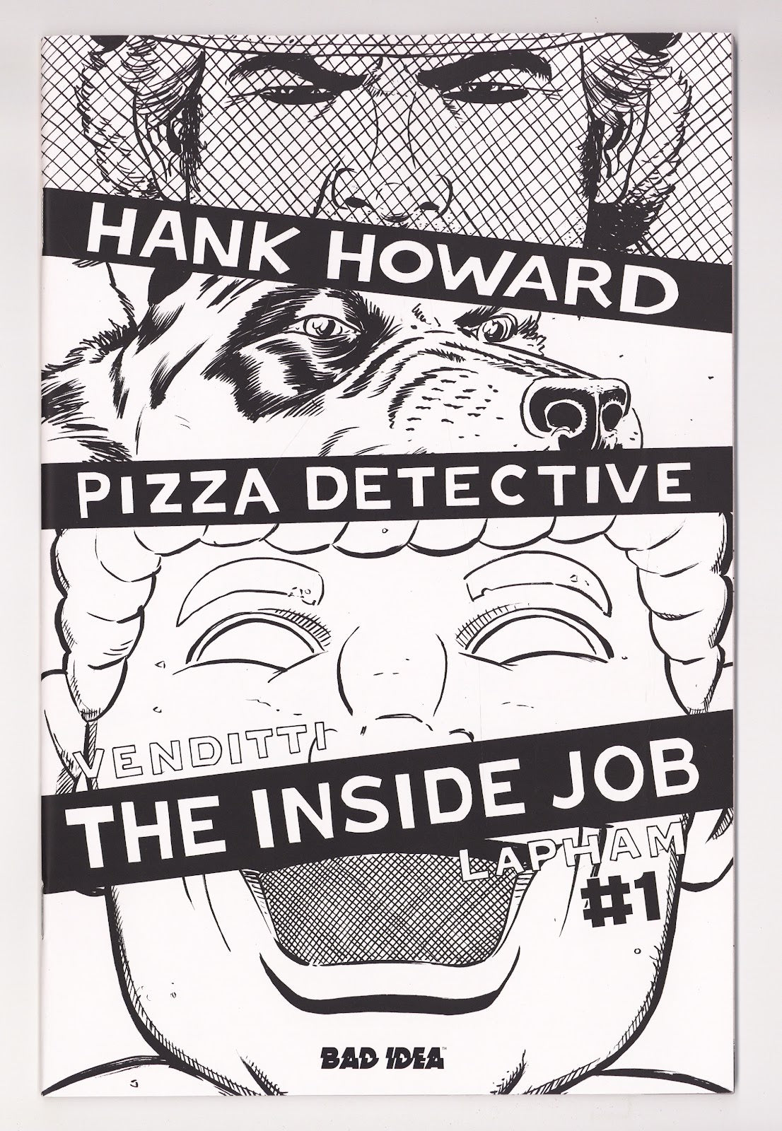 Hank Howard, Pizza Detective The Inside Job  1 Lapham  B&W Incentive NM  (2026)