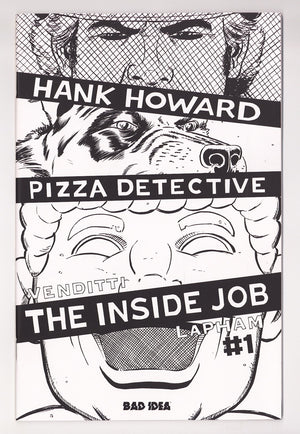 Hank Howard, Pizza Detective The Inside Job  1 Lapham  B&W Incentive NM  (2026)