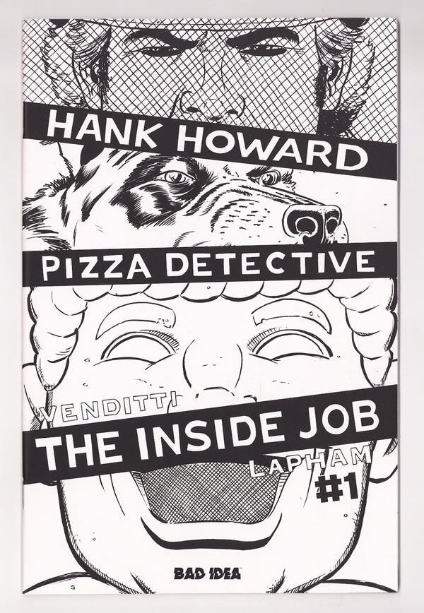 Hank Howard, Pizza Detective The Inside Job  1 Lapham  B&W Incentive NM  (2026)