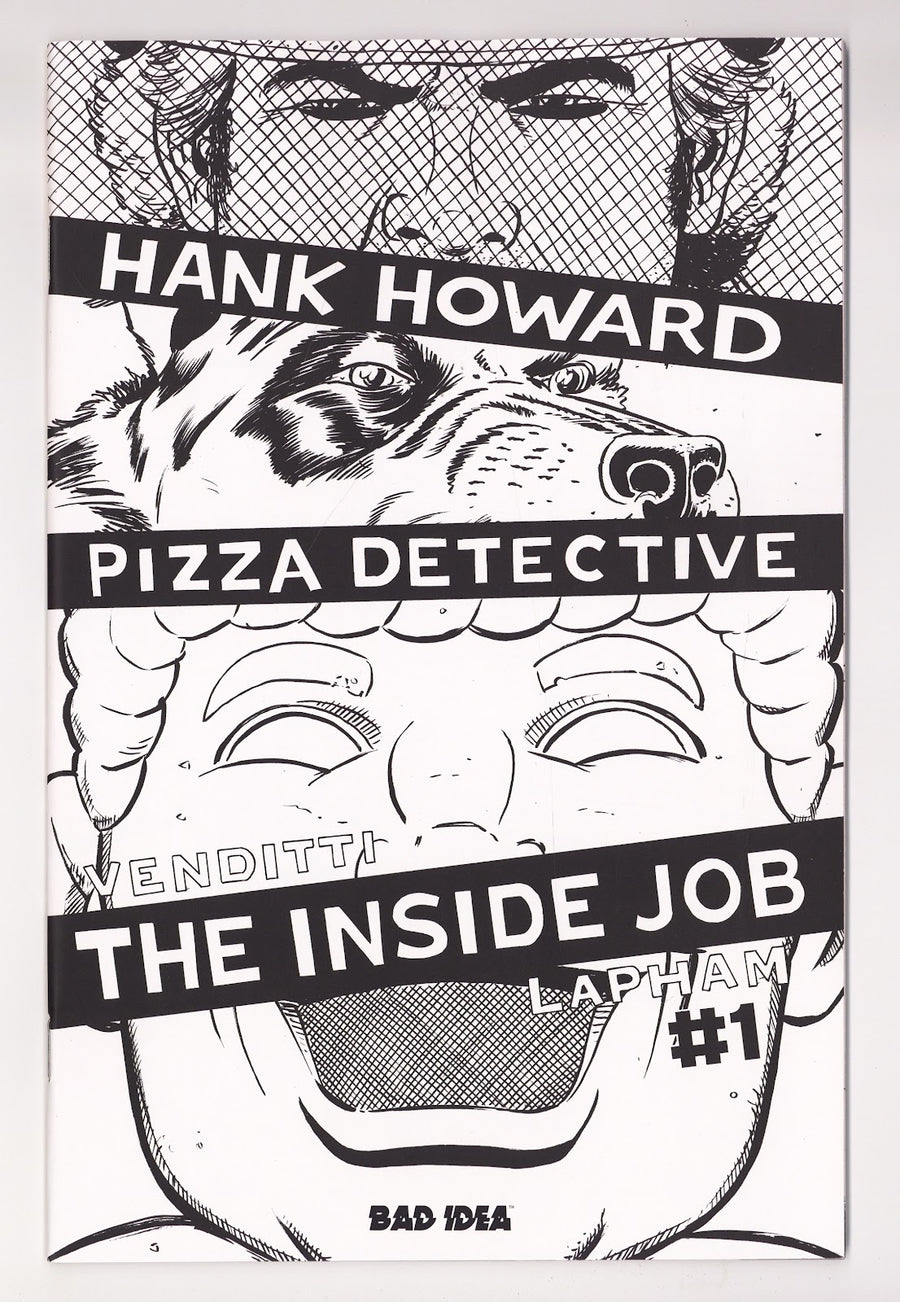 Hank Howard, Pizza Detective The Inside Job  1 Lapham  B&W Incentive NM  (2026)
