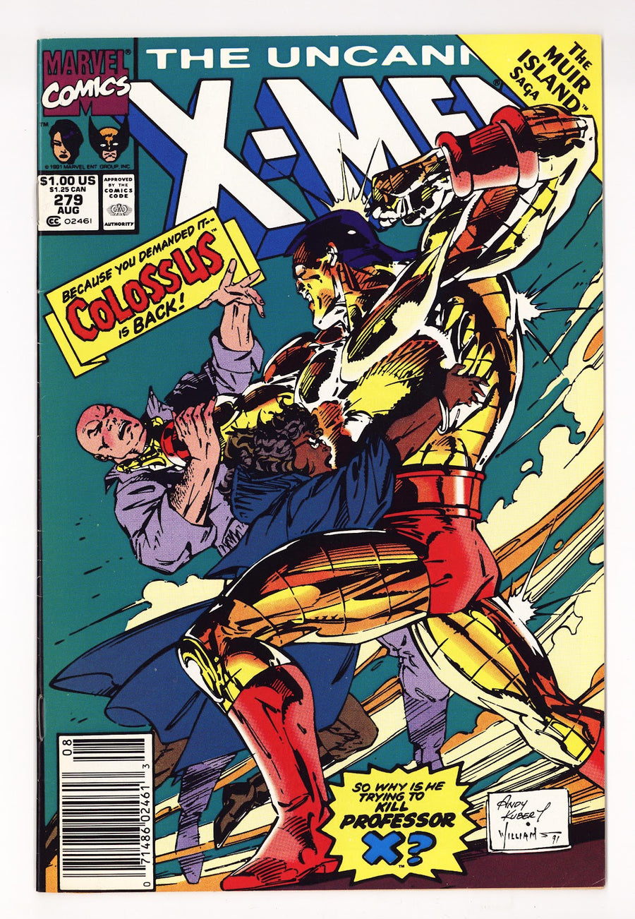 The Uncanny X-Men Vol 1 279  Mid Grade   (1991)   Newsstand