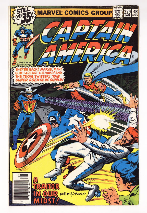 Captain America Vol 1 229  Mid Grade   (1979)