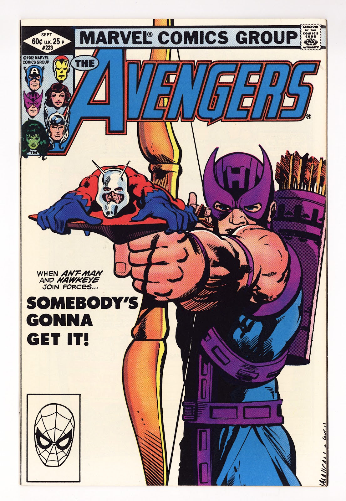 The Avengers Vol 1 223 VF (8.0) (1982) 