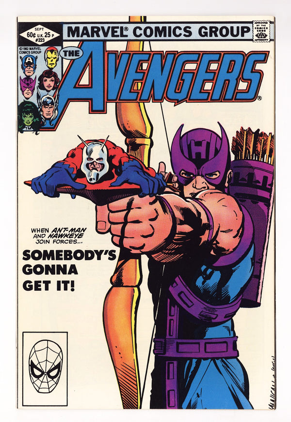 The Avengers Vol 1 223 VF (8.0) (1982)