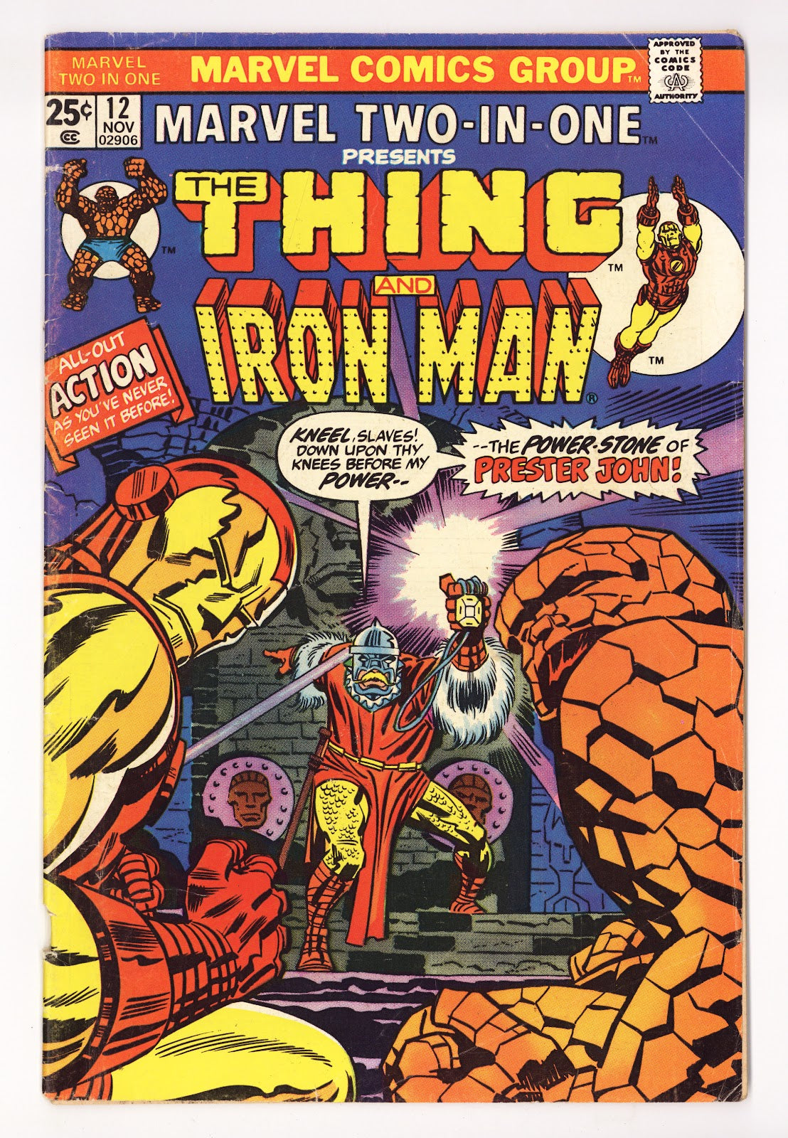 Marvel Two-in-One Vol 1 12  Low Grade   (1975)   Regular  