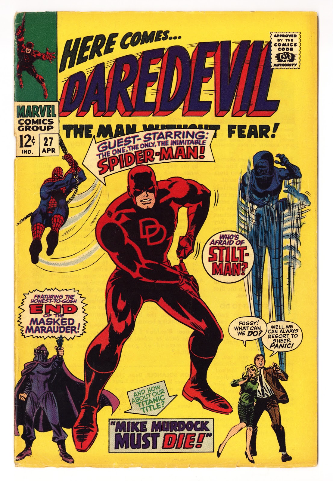 Daredevil Vol 1 27  VG (4.0) Page Missing  (1967)