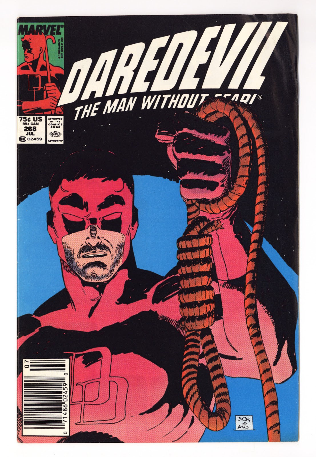 Daredevil Vol 1 268  Low Grade   (1989)   Newsstand