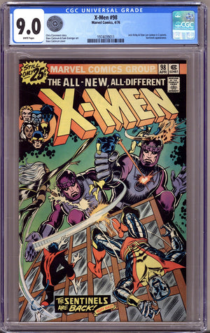 The X-Men Vol 1 98 CGC 9.0 (VF/NM) Oregon Coast Collection (1976)