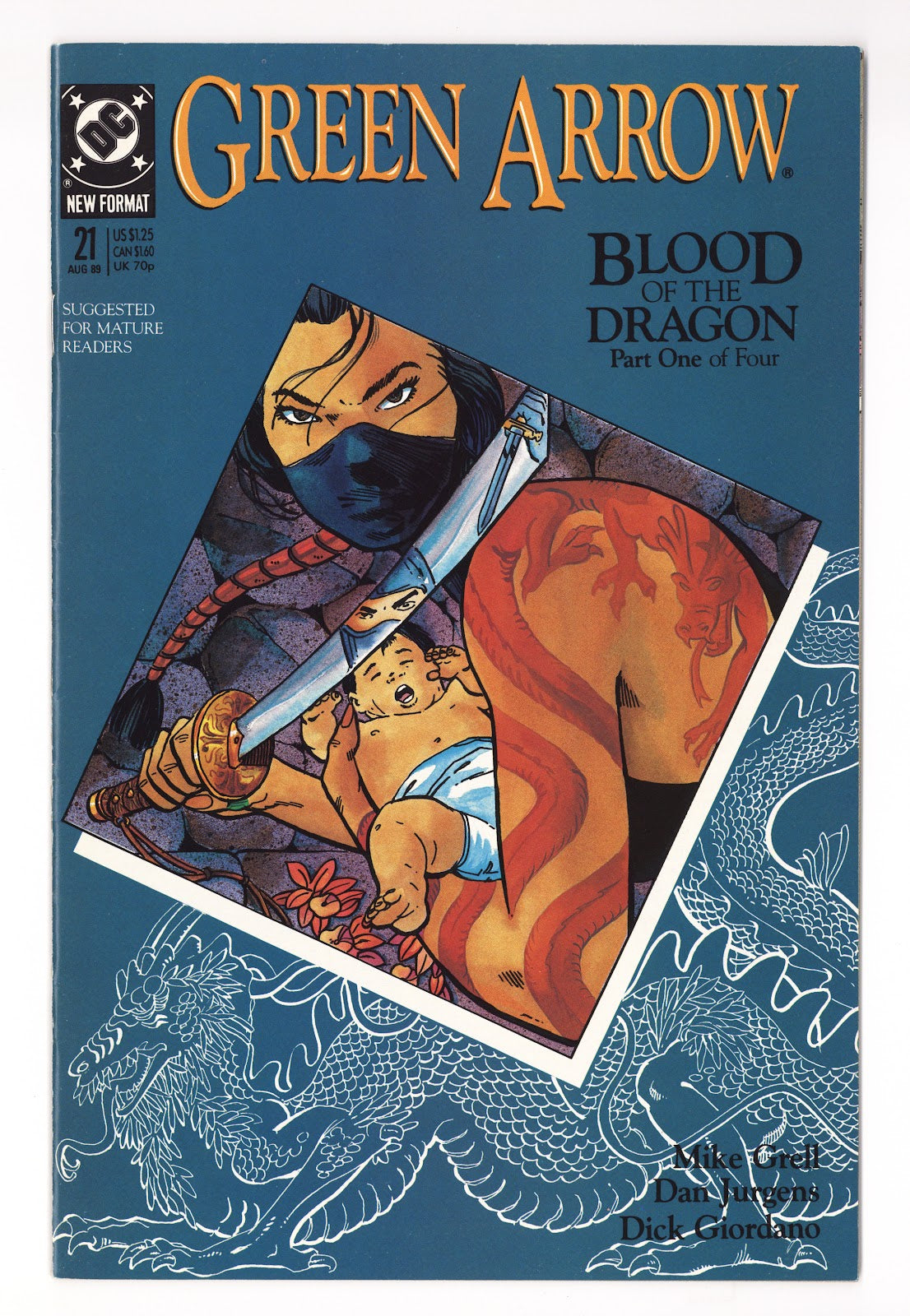 Green Arrow Vol 2 21  High Grade   (1989)