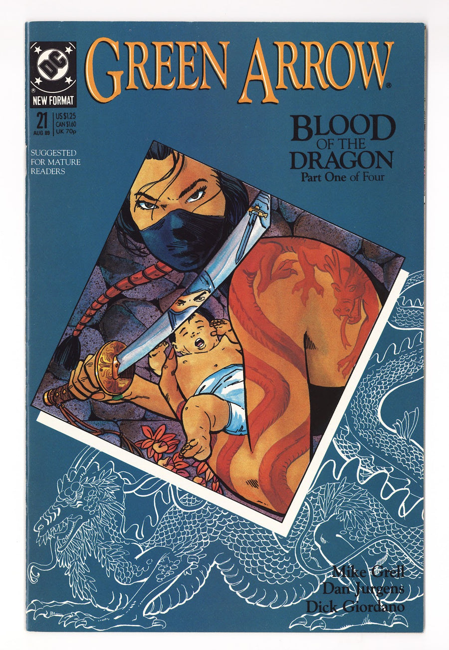 Green Arrow Vol 2 21  High Grade   (1989)