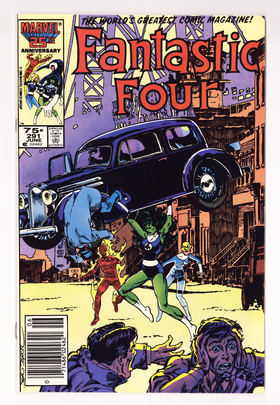 Fantastic Four Vol 1 291 High Grade (1986) Newsstand 