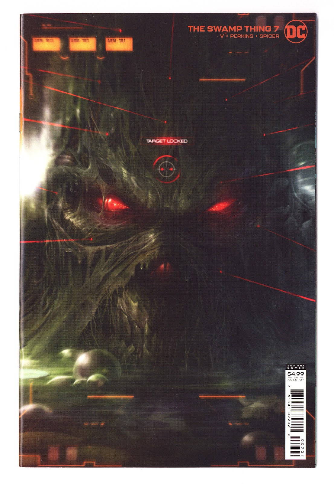 The Swamp Thing Vol 1 7 High Grade (2021) Mattina Variant 