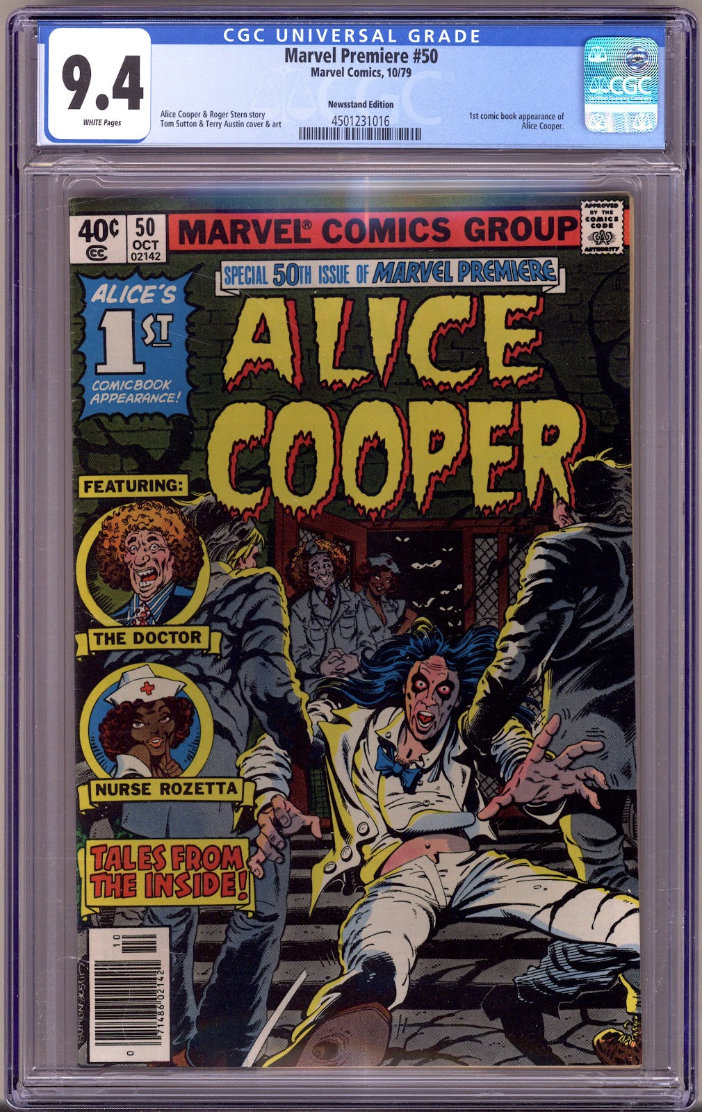 Marvel Premiere 50 CGC 9.4 (NM) (1979) Newsstand 