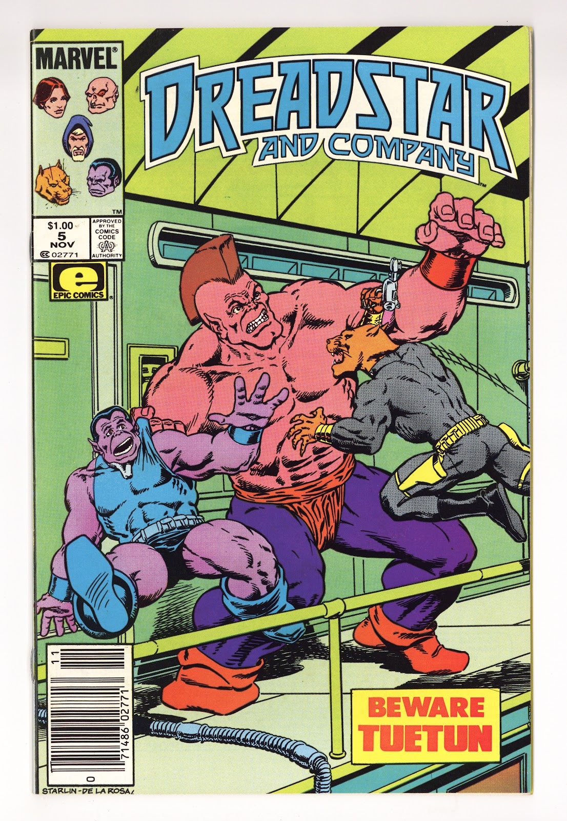 Dreadstar and Company   5  Mid Grade   (1985)   Canadian Price Variant