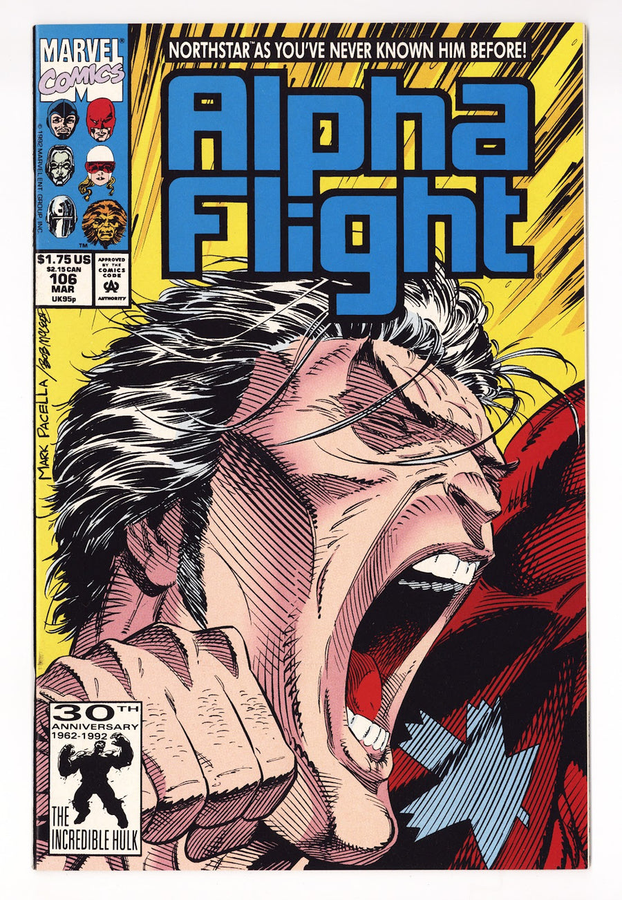 Alpha Flight Vol 1 106 High Grade (1992) 2nd Print 