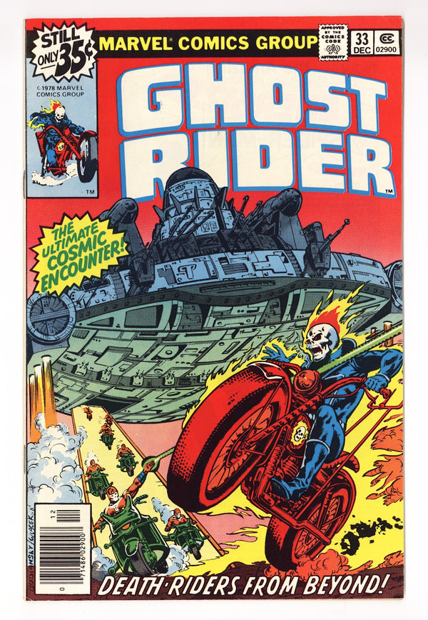 Ghost Rider Vol 1 33  Mid Grade   (1978)