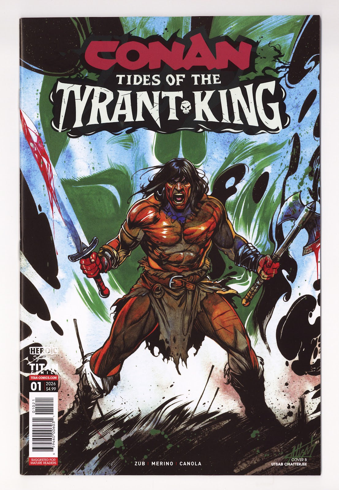 Conan the Barbarian Tides of the Tyrant King  1 Chatterjee  Variant   (2026)