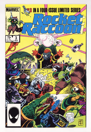 Rocket Raccoon Vol 1 3 FN/VF (7.0) (1985)
