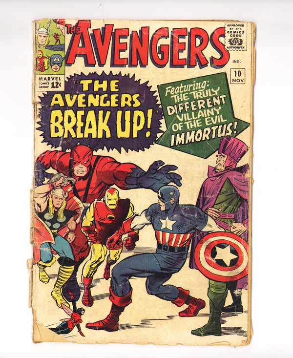 The Avengers Vol 1 10 PR (0.5) (1964)