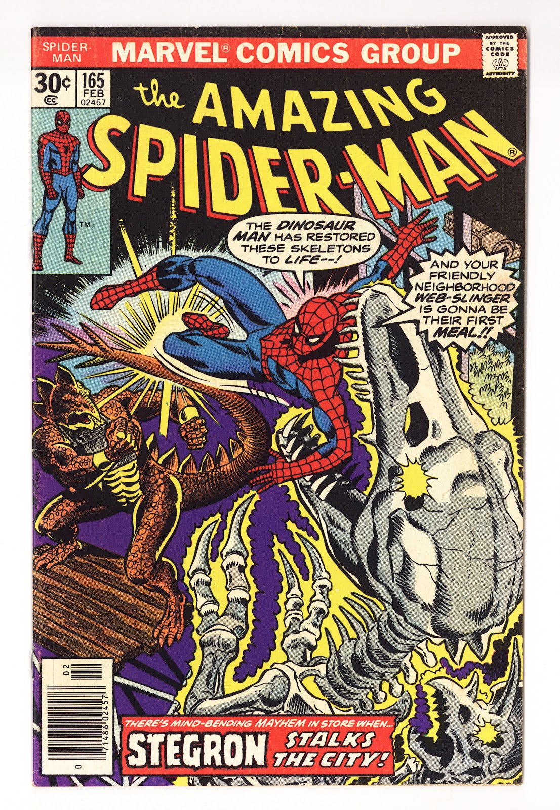 The Amazing Spider-Man Vol 1 165  FN+ (6.5)   (1977)