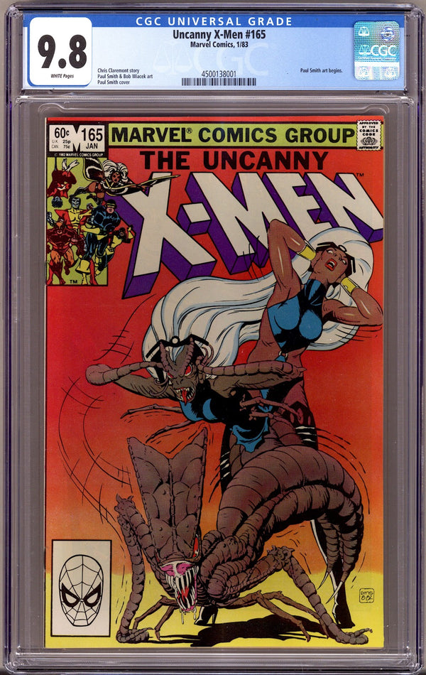The Uncanny X-Men Vol 1 165 CGC 9.8 (NM/M)   (1983)