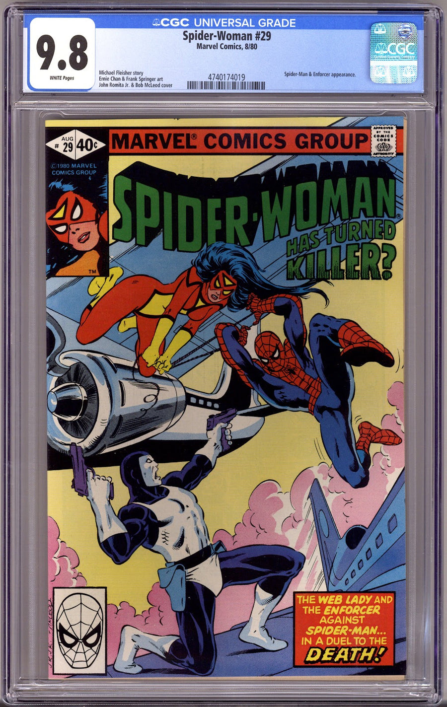 Spider-Woman Vol 1 29 CGC 9.8 (NM/M)   (1980)