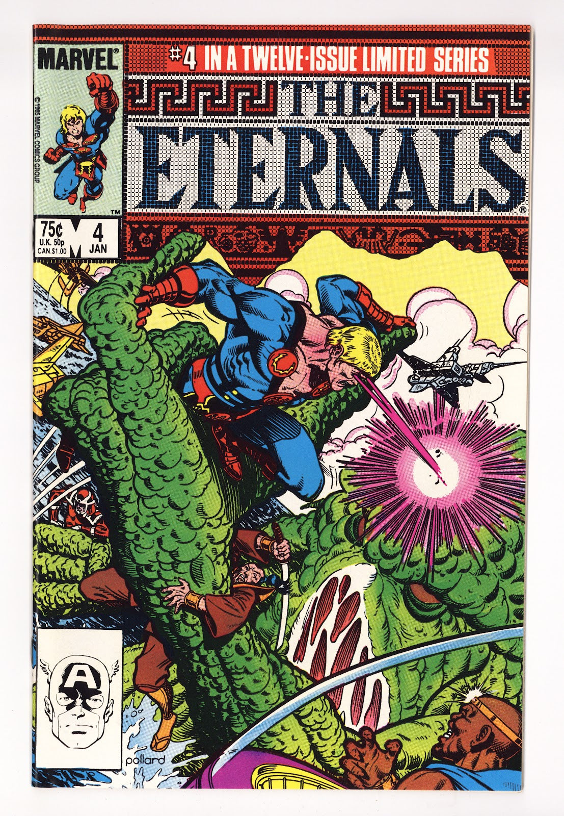 Eternals Vol 2 4  High Grade   (1986)   Direct  