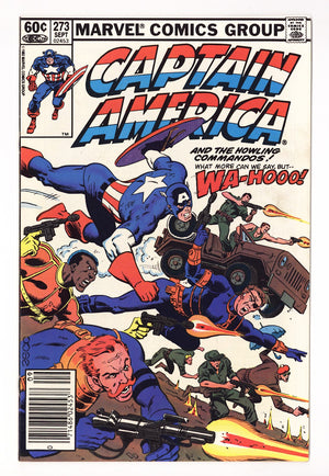 Captain America Vol 1 273 High Grade (1982) Newsstand