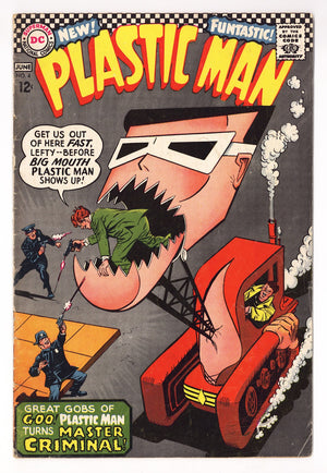 Plastic Man Vol 1 4  VG+ (4.5)   (1967)