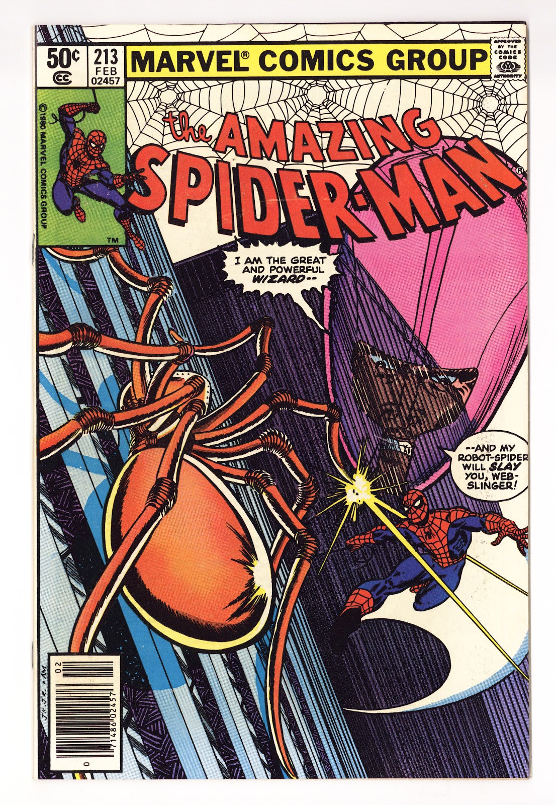 The Amazing Spider-Man Vol 1 213  VF+ (8.5)   (1981)   Newsstand