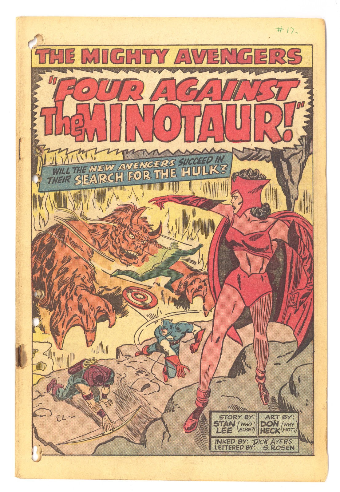 The Avengers Vol 1 17 Coverless (1965) 