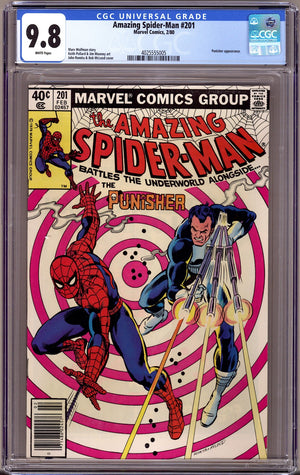The Amazing Spider-Man Vol 1 201 CGC 9.8 (NM/M) (1980) Newsstand