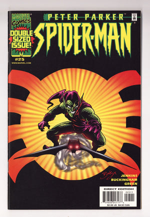 Peter Parker: Spider-Man 25 High Grade (2001) Direct Edition - Green Goblin Cover